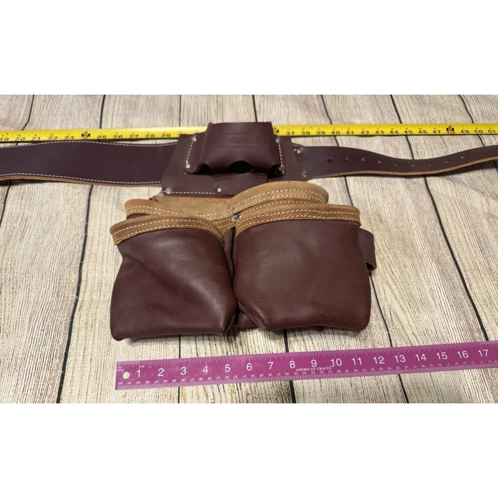 Site Gear 7 Bag 23 Pockets Framer Tool Belt Set Leather Never Used Sz XL GTubH